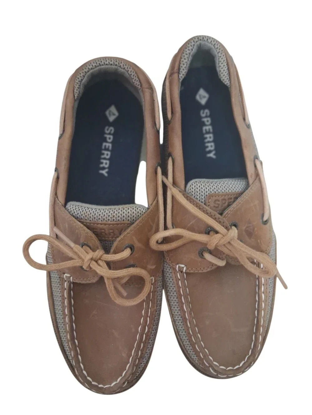 Sperry Brown Leather Men’s Boat Shoes